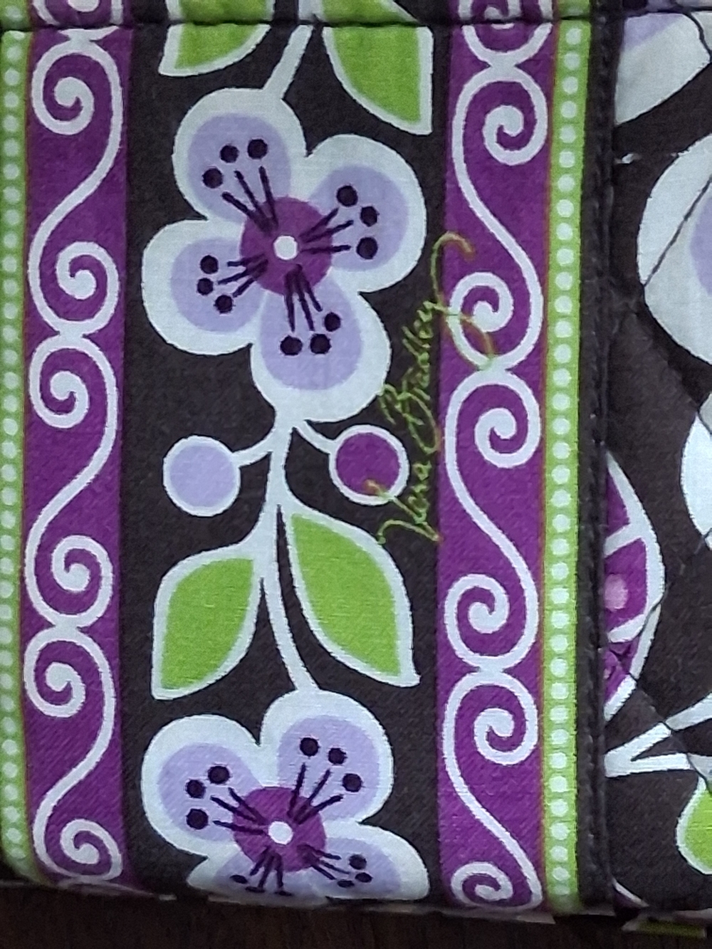 Vera Bradley Quilted Purse And Matchong Wallet - Picture 12 of 12